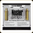 Nosler - 9.3x62 Mauser - Fully Prepped Brass - 25ct - 11952