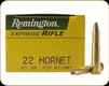 Remington - 22 Hornet - 45 Gr - Express - Pointed Soft Point - 50ct - 28376