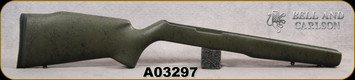 Bell and Carlson - Ruger 10/22 Anschutz Style Target - Heavy Barrel - Olive Green with Black Web