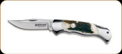 Boker Solingen - Scout Stag - 3.15" Blade - N690 - Nickel Silver and Brown Stag Handle - 112004ST