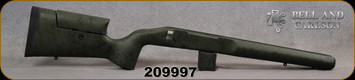 Bell and Carlson - Remington 700 BDL - Target/Competition - Adjustable Cheekpiece - LA - Olive Green With Black Web