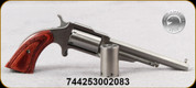 North American Arms - 22LR/22WMR - Replica 1860 - Laminate grips/Stainless, 4.2"Barrel, includes locking storage case