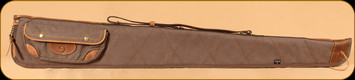 Browning - Lona - Canvas/Leather Flexible Shotgun Case - Flint&Brown - 52"