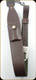 Levy's Leather - Leather Sling - 2 1/4" Dark Brown Cobra Style W/Cartridge Pouch - 38" - SN24-DBR