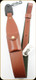 Levy's Leather - Leather Sling - 2 1/4" Walnut Cobra Style W/Cartridge Pouch - 38" - SN24-WAL
