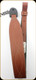 Levy's Leather - Leather Sling - 2 1/4" Walnut Cobra Style w/Decorative Stitching - 37" - SN22D1-WAL