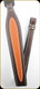 Levy's Leather - Leather Sling - 2 1/4" Dark Brown Cobra Style w/ Walnut Accent & White Stitching - 37" - SN22TT-DBR
