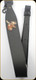 Levy's Leather - Leather Sling - 2 1/4" Black Garment Leather Moose Embroidery - 37" - SNG20EM-BLK