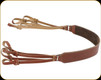 Levy's Leather - Bird Carrier - 2" Walnut w/four 1/2" Self Tightening Leather Loops - 38" - SN131-WAL