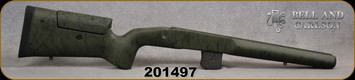 Bell and Carlson - Savage Target/Competition - Adjustable Cheekpiece - SA - Top Bolt Release - Olive Green W/Black Web