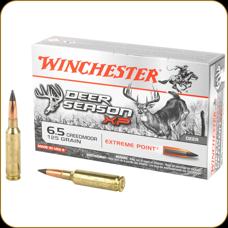 Winchester 6.5 Creedmoor 125 Gr Deer Season XP Extreme Point