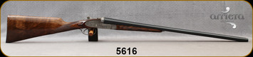 Arrieta - 16Ga/2.75"/27" - Phasianus - Wd/Bl, scroll finish, leather and canvas case