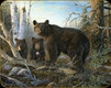 River's Edge - Bears - Tempered Glass Cutting Board - 12"x16" - 796