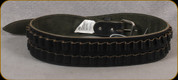 Levy's Leather - Cartridge Belt - 2 3/4" Black Magnum Calibers - 47" - SN46-M-L-BLK