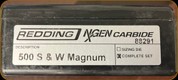 Redding - NXGEN Carbide - Carbide Die Set - 500 S&W Magnum - 88291