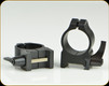 Warne - Maxima Quick Detachable - Steel Rings - 1" - Medium - Matte Black - 201LM