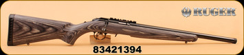 Ruger - 22LR - Ruger American Rimfire Target - Bolt Action Rifle - Black Laminate Stock/Blued Finish, 18"Threaded 1/2"x28 Barrel, Mfg# 08348