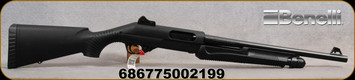 Benelli - 12Ga/3.5"/18.5" - Nova Tactical - Pump Action Shotgun - Black Synthetic, 4+1, Ghost Ring Sights, Mfg# 20051