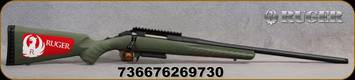 Ruger - 6.5Creedmoor - American Predator - Moss Green Comp/Blk, 22"Barrel, Mfg# 26973