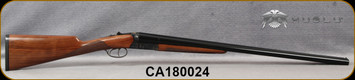 Consign - Huglu - 202B - 12Ga/3"/28" - SXS, Turkish Walnut/Bl 4140/Case Coloured Receiver, c/w 5pcs choke & bore snake - Low rounds fired - in Green soft case