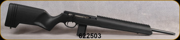 ISSC - 22 LR - SCOUT ULTIMATE - Black Polymer, UNF Threaded 20", Straight pull action rifle, Full length rail up front, c/w TSK (Tactical Safety Knife) integrated in the synthetic stock