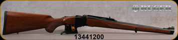 Consign - Ruger - 257Roberts - No. 1 RSI International - Single Shot Rifle - Select Walnut Full Stock/Blued Finish, 20" Barrel, Mfg# 11382 -New, in original box