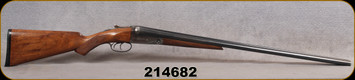 Consign - Parker Bros - 16Ga/28" - Trojan - SxS Shotgun - Walnut Pistol Grip Stock/Antique Patina Receiver/Blued Barrels, Front Bead Sight, M/M Chokes, Mfg.1925 - in leather shotgun case(pictured)