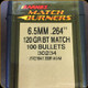 Barnes - 6.5mm - 120 Gr - Match Burner - Boat Tail - 100ct - 30234