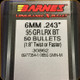 Barnes - 6mm - 95 Gr - LRX (Long-Range X) - Boat Tail - 50ct - 30862