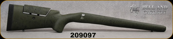 Bell and Carlson - Remington 700 BDL - Long Range Sporter - Adjustable Cheekpiece - Short Action - Olive Green w/Black Spiderweb