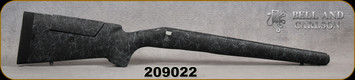 Bell and Carlson - Remington 700 BDL - Long Range Sporter - Adjustable Cheekpiece - Short Action - Black w/Gray Spiderweb