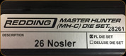 Redding - Master Hunter Die Set - 26 Nosler - 28261