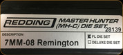 Redding - Master Hunter Die Set - 7MM-08 Remington - 28139