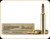 Weatherby - 378 Wby Mag - 270 Gr - Ultra High Velocity - Triple Shock Bullet - 20 ct - B378270TSX