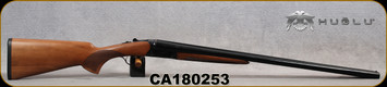 Huglu - 12Ga/3"/28" - 200A - SxS - Turkish Walnut/Case Hardened Receiver/Blued, 5pc. Mobile Choke, SKU# 8681715391731, S/N CA180253