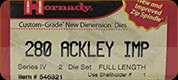 Hornady - Full Length Dies - 280 Ackley Imp - 546321