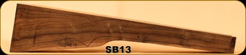 Stock Blank - Rifle Stock - Grade 4 New Zealand Walnut - G4-419 - SB13