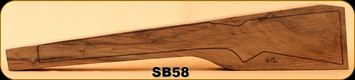 Stock Blank - Rifle Stock - Grade 4+ New Zealand Walnut - 612 - SB58