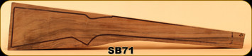 Stock Blank - Rifle Stock - Grade 2+ New Zealand Walnut - SB71