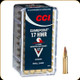 CCI - 17 HMR - 20 Gr - Gamepoint - Jacketed Soft Point - 50ct - 0052