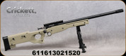 Crickett - 22LR - CPR Package - Single Shot Bolt Action - FDE Adjustable Synthetic Thumbhole Stock/Blued, 16.125" Threaded Barrel with Bipod and Scope, MFG# KSA2152