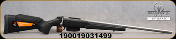 Tikka - 22-250Rem - T3x Varmint Stainless - Black modular synthetic stock/Satin Stainless, 23.7"Heavy Barrel, 5rd Magazine, Mfg# TFTT13CL105