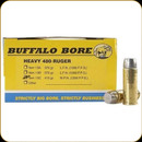 Buffalo Bore - Heavy 480 Ruger - 410 Gr - Hard Cast LBT Wide Flat Nose - 20ct - 13C