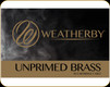 Weatherby - 30-378 Wby Mag - Unprimed Brass - 50ct - BRASS303CT50