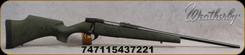 Weatherby - 308Win - Vanguard Camilla Wilderness - Olive w/Black Web HS Precision stock/Matte, bead blasted, blued finish, 20? #1 contour barrel, Hinged Floorplate, 13"LOP, 1:10"Twist, Mfg# VWC308NR0O