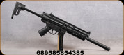 GSG - 22LR - Model GSG-16 - Semi-Auto Rifle - Black Collapsible Stock w/extra Magazine storage compartment/Picatinny Rails on MLOK handguard/Black Polymer Receiver, 16.25" Barrel, Non-Restricted, Mfg# 416.00.03