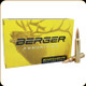 Berger - 308 Winchester - 155.5 Gr - Match Grade Fullbore Target - Jacketed Hollow Point - 20ct - 60030