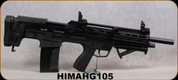 Hima Arms - 12Ga/3"/18.5" - HG-105 - Semi-Auto Bullpup - Black Finish, monolithic top picatinny rail, Flip-up sights, Height adjustable check rest