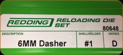 Redding - Full Length Sets - 6mm Dasher - 80648
