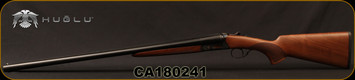 Huglu - 12Ga/3"/28" - 200A - SxS - Turkish Walnut/Case Hardened Receiver/Blued, 5pc. Mobile Choke, SKU# 8681715391731, S/N CA180241